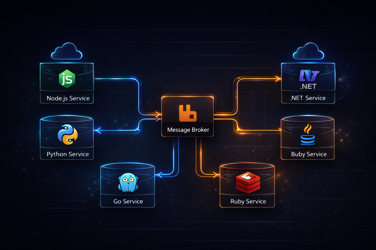 Distributed Notification System (Polyglot Version)
